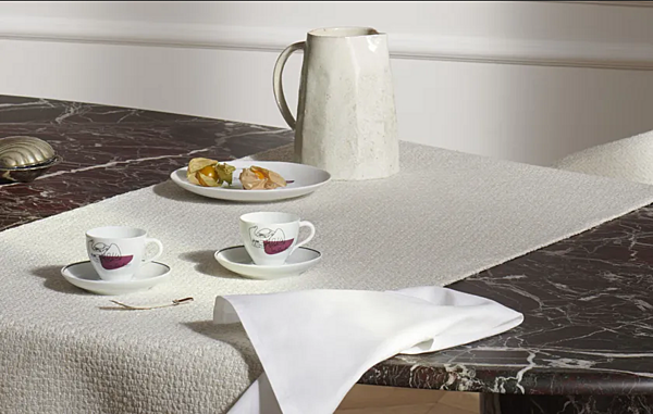 Assiette à dessert en porcelaine ensemble de 2 pièces CASSINA GNR Service Prunier GNR 20 usine CASSINA de l'Italie. Foto №13