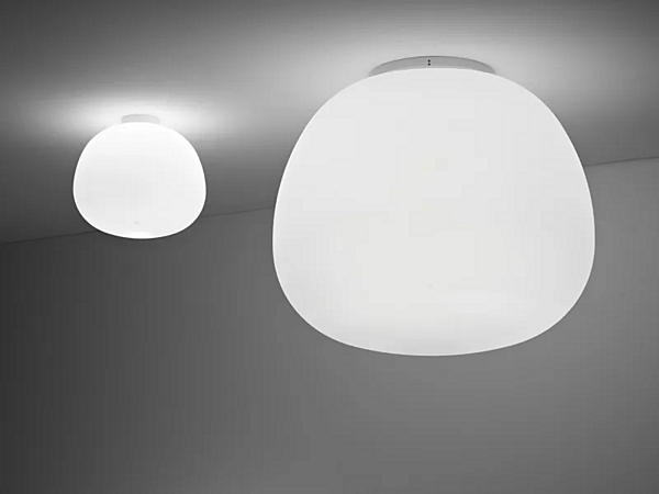 Lampe de plafond en verre Lumi Mochi Fabbian usine Fabbian de l'Italie. Foto №1