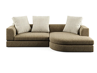 Canapé en tissu avec chaise longue Pixi Liu Jo Living Collection