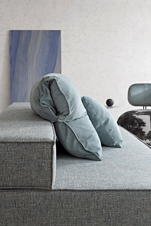 Canapé-lit en tissu avec dossier rembourré Saba Bed Breakfast usine SABA de l'Italie. Foto №5