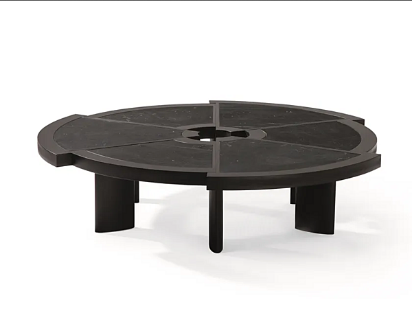 Table basse ronde en bois CASSINA Rio usine CASSINA de l'Italie. Foto №3