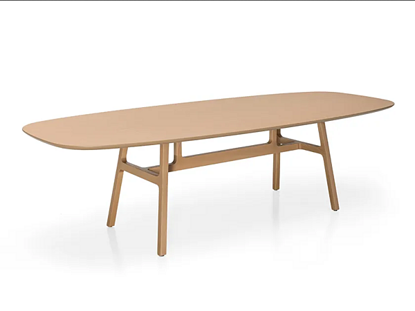 Table ovale en frêne Kristalia Bottega usine Kristalia de l'Italie. Foto №2