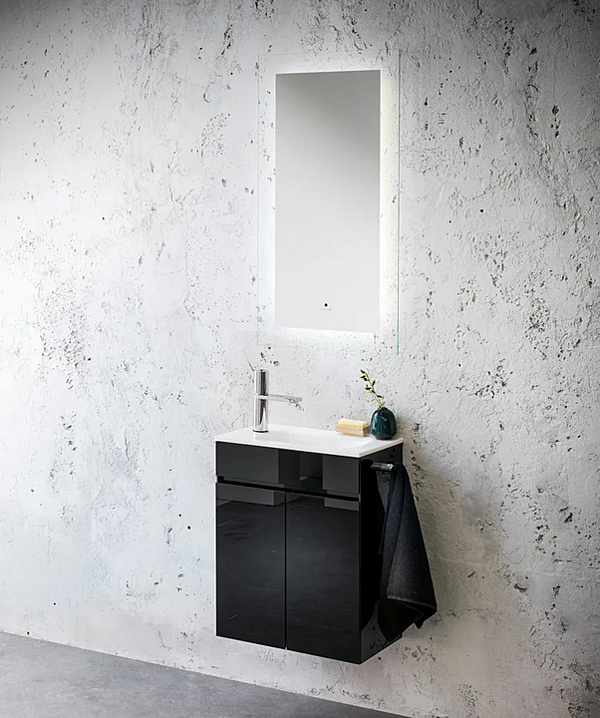 Meuble vasque en verre avec lavabo à main Zen ARTELINEA usine ARTELINEA de l'Italie. Foto №2