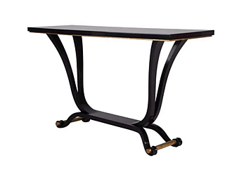 Table console en acajou Marcy Gentry Home usine Gentry Home de l'Italie