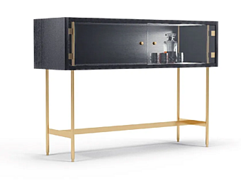 Buffet en bois et verre Jeffery FORMITALIA