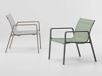 Chaise empilable en tissu KETTAL Park Life usine KETTAL de l'Italie