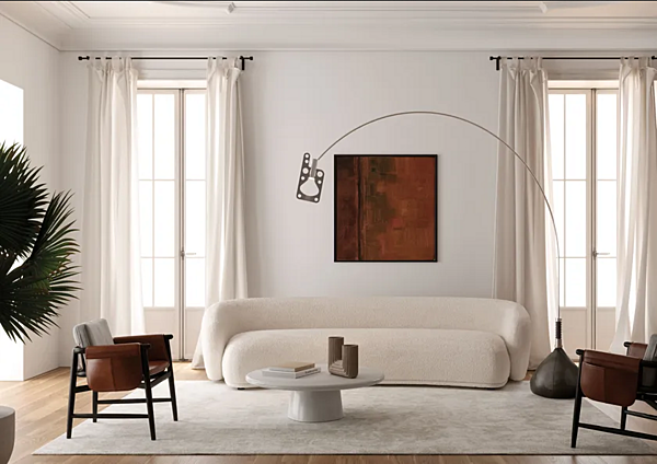 Lampe arc en aluminium LED Bul Bo XL AXOLIGHT usine Axolight de l'Italie. Foto №3