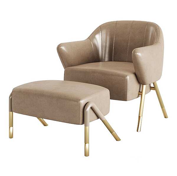 Pouf ROSSATO 09-PL04 usine ROSSATO de l'Italie. Foto №2