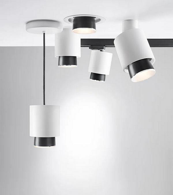 Spotlight encastré LED Claque F43 Fabbian usine Fabbian de l'Italie. Foto №3