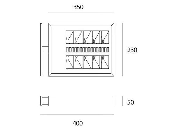 Applique murale LED extérieure Provoca Artemide T085410, T085430 usine Artemide de l'Italie. Foto №2