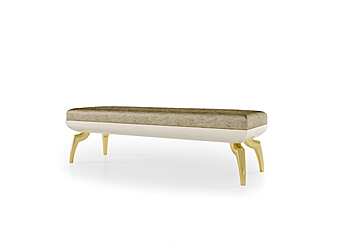 Banc rembourré en tissu Symphony Bizzotto Italia