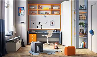 Lit escamotable en bois Nidi Twiddy