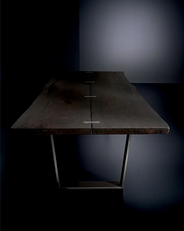Table rectangulaire en bois massif Vero Minimal ARTE BROTTO L620, MINIMAL usine Arte Brotto de l'Italie. Foto №2