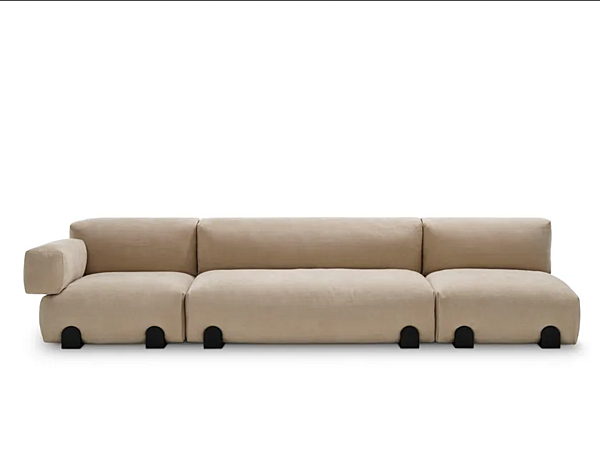 Canapé d'angle en tissu Simposio Saba usine SABA de l'Italie. Foto №2