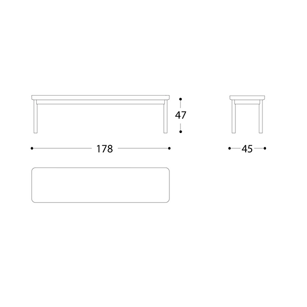 Banc de jardin en aluminium revêtu de poudre VARASCHIN 2446/2446I, 2440I usine VARASCHIN de l'Italie. Foto №8