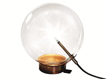 Lampe de table en cristal LED Bolle 1 Gallotti&Radice usine Gallotti & Radice de l'Italie