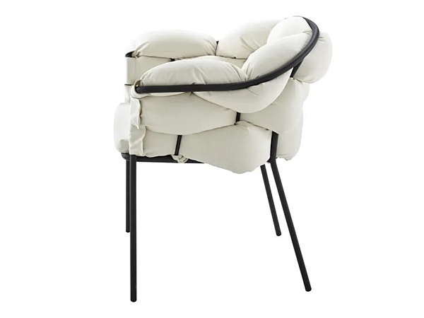 Fauteuil en tissu de jardin avec accoudoirs et housse amovible Serpentine LIGNE ROSET 10262093/94/95 usine LIGNE ROSET de l'Italie. Foto №3