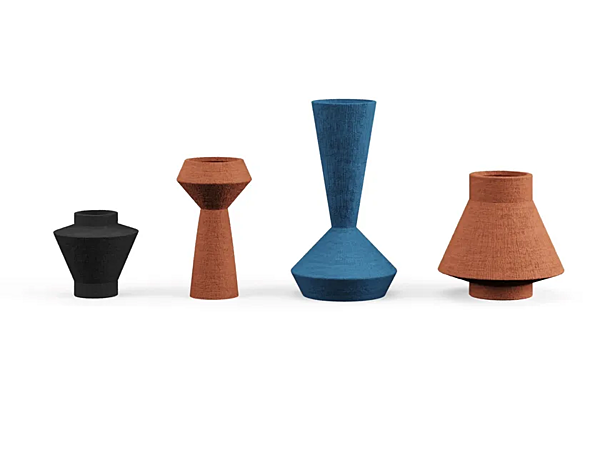 Vase en terre cuite fait main Faventia Liu Jo Living Collection FVT usine Liu Jo Living Collection de l'Italie. Foto №1