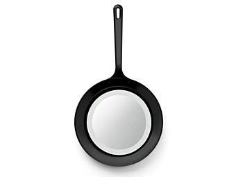 Miroir en aluminium monté au mur collection GHIDINI1961