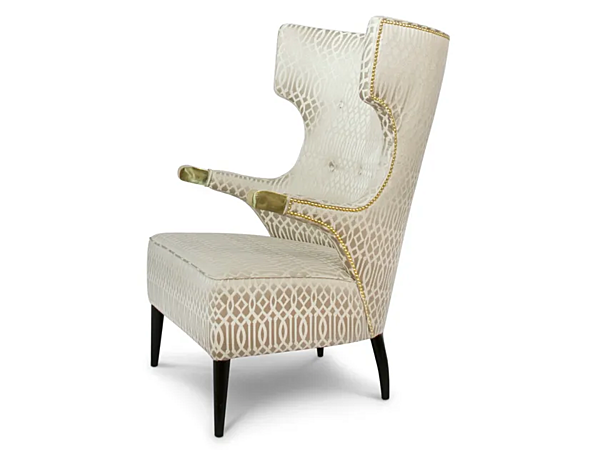 Fauteuil en cuir rembourré avec accoudoirs Sika BRABBU usine BRABBU de l'Italie. Foto №11