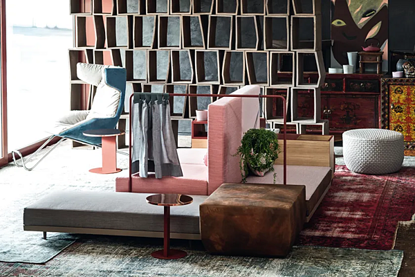 Canapé modulable en tissu Moroso Bikini Island usine Moroso de l'Italie. Foto №5