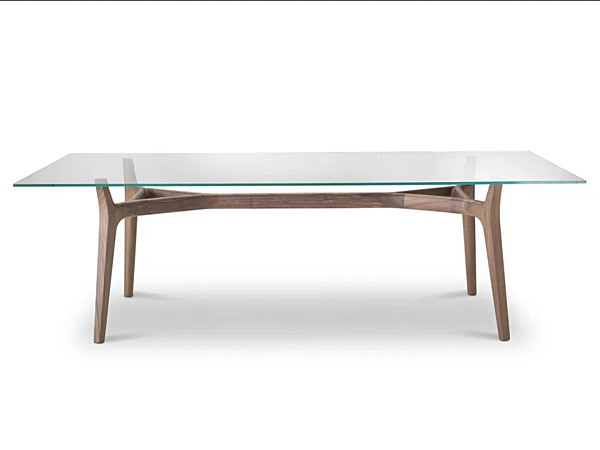 Table rectangulaire en cristal YORK i 4 Mariani usine i 4 Mariani de l'Italie. Foto №2