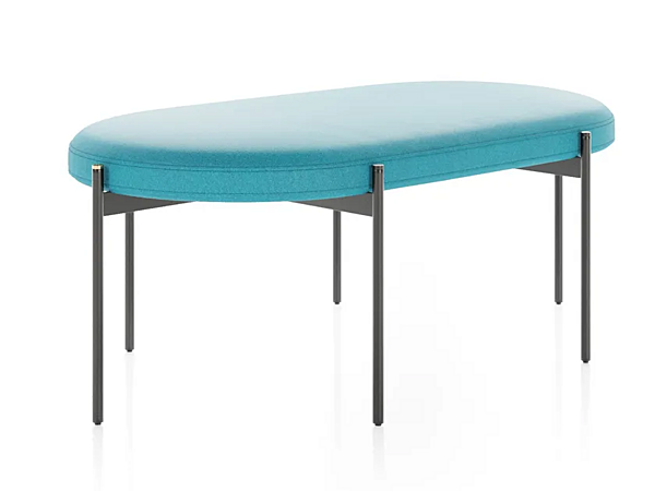 Banc en tissu rembourré Caillou Liu Jo Living Collection CSE PTB usine Liu Jo Living Collection de l'Italie. Foto №1