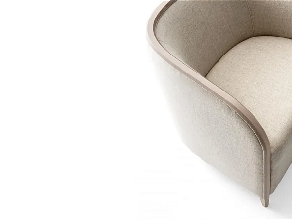 Fauteuil en tissu rembourré BROSS BRIG 1600 usine BROSS de l'Italie. Foto №3