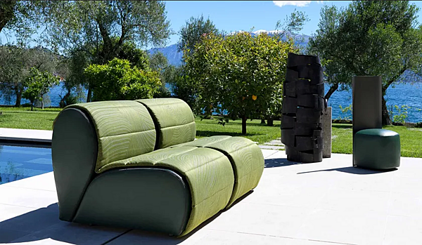Canapé modulaire en tissu Flora Flou usine Flou de l'Italie. Foto №3