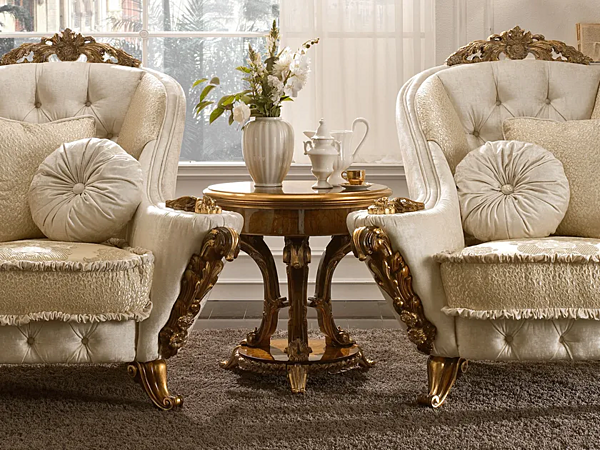 Table basse ronde en bois Dolcevita A.R. Arredamenti 216 usine A.R.ARREDAMENTI SRL de l'Italie. Foto №2