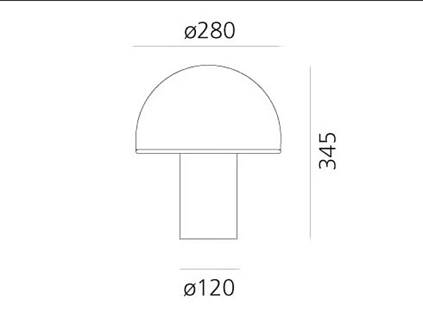 Lampe de table en verre soufflé Artemide Onfale A006400, A006500, A006300 usine Artemide de l'Italie. Foto №6