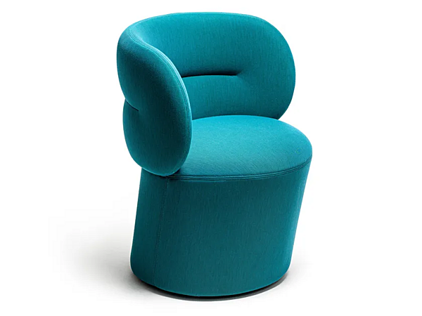 Fauteuil en tissu rembourré avec accoudoirs Moroso Getlucky usine Moroso de l'Italie. Foto №2