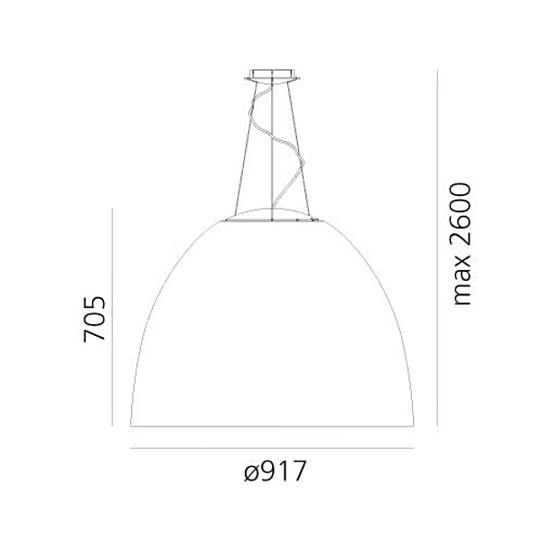 Suspension acoustique en tissu PET Artemide NUR ACUSTIC usine Artemide de l'Italie. Foto №13