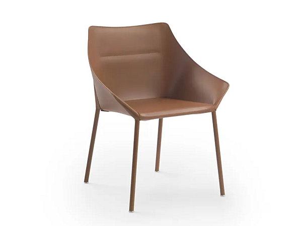 Fauteuil en cuir tanné avec accoudoirs FLEXFORM Haiku 2A511 usine FLEXFORM de l'Italie. Foto №1