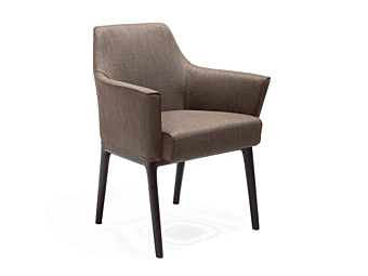 Fauteuil en tissu avec accoudoirs Alina GIORGETTI 51080, 51081 usine GIORGETTI de l'Italie