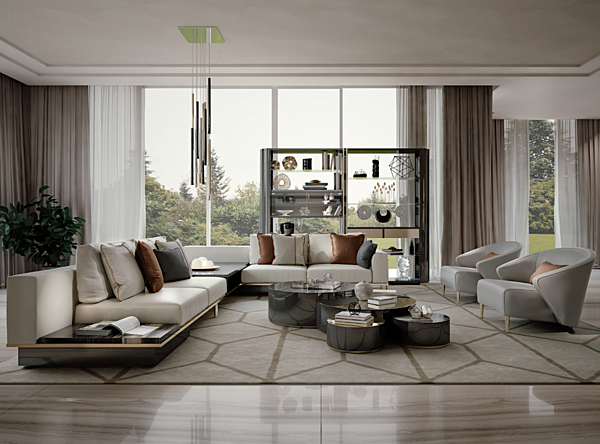 Fauteuil avec accoudoirs en tissu Bizzotto Italia Wave usine Bizzotto Italia de l'Italie. Foto №6