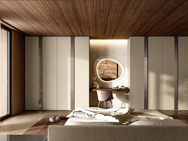 Armoire modulable en mélaminé LAGO GROOVE 2743 usine LAGO de l'Italie. Foto №1