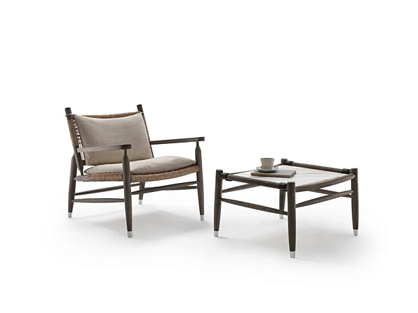 Fauteuil avec accoudoirs en tissu Tessa FLEXFORM usine FLEXFORM de l'Italie. Foto №3