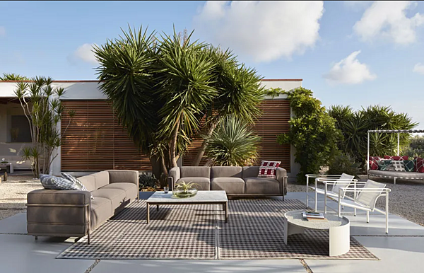 Sofa de jardin 3 places en tissu CASSINA Grand Confort 003 usine CASSINA de l'Italie. Foto №3