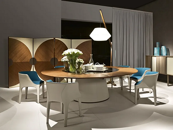 Chaise avec accoudoirs en bois GIORGETTI DIANA 70700, 70701 usine GIORGETTI de l'Italie. Foto №4