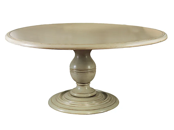 Table ronde en bois massif Tudor MARIONI 01984 usine MARIONI de l'Italie. Foto №1