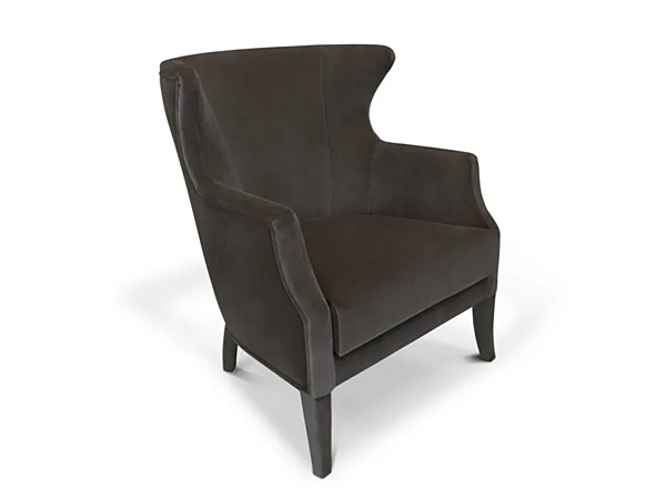 Fauteuil en velours avec accoudoirs BRABBU Dukono II usine BRABBU de l'Italie. Foto №2
