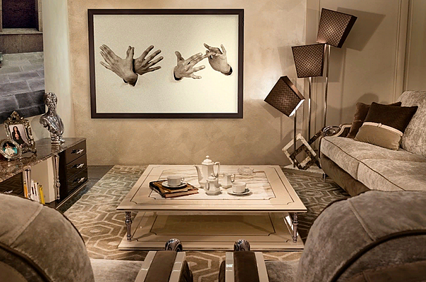 Table basse MANTELLASSI J'adore Lalique usine MANTELLASSI de l'Italie. Foto №4