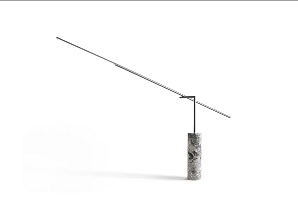 Lampadaire en métal peint et marbre LED Libra GIORGETTI usine GIORGETTI de l'Italie. Foto №3