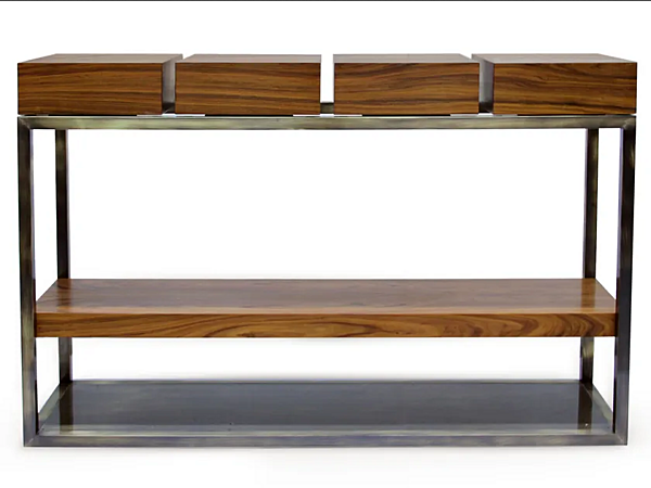 Table console rectangulaire en bois avec tiroirs Cassis BRABBU usine BRABBU de l'Italie. Foto №1