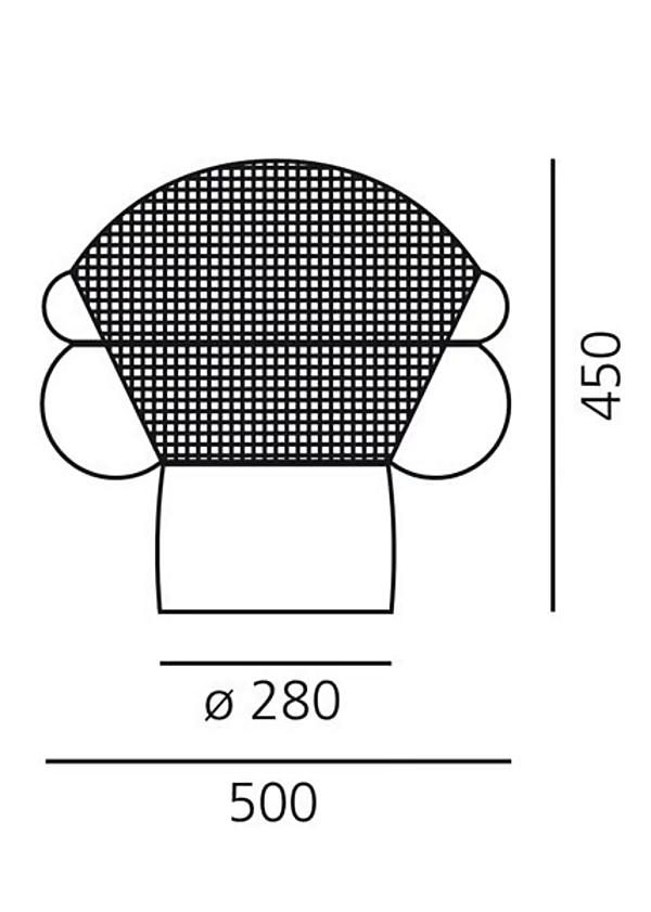 Lampe de table en verre soufflé avec variateur Artemide Patroclo 0060010A usine Artemide de l'Italie. Foto №8