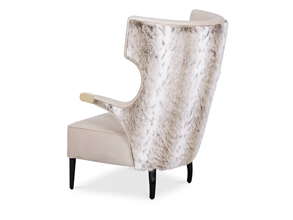 Fauteuil en cuir rembourré avec accoudoirs Sika BRABBU usine BRABBU de l'Italie. Foto №4