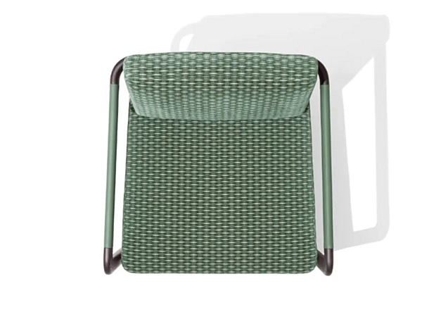 Fauteuil en tissu avec accoudoirs Montgomery GIORGETTI 71010 usine GIORGETTI de l'Italie. Foto №3