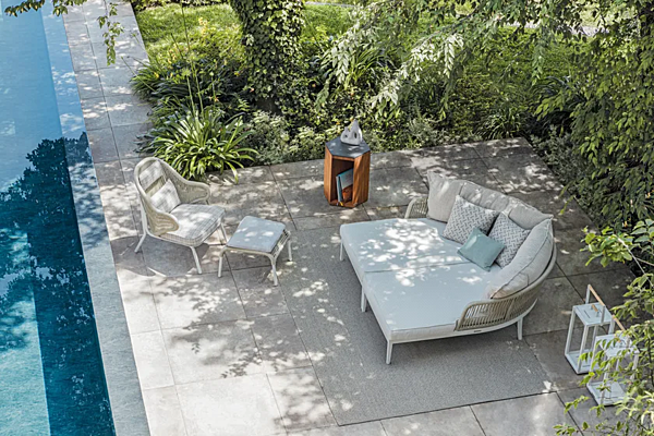 Pouf de jardin rectangulaire en aluminium Atmosphera collection Pleasure 2.0 usine ATMOSPHERA de l'Italie. Foto №8