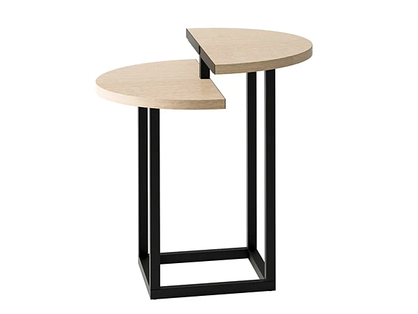 Table d'appoint en placage bois et métal Sesto Senso CPRN HOMOOD S564 usine CPRN HOMOOD de l'Italie. Foto №1